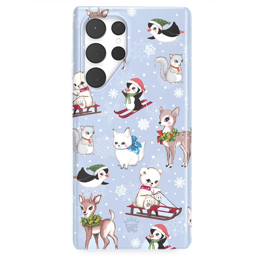 Winter Wonderland Baby Animals Samsung Case