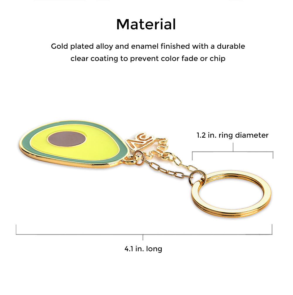 Avocado Keychain