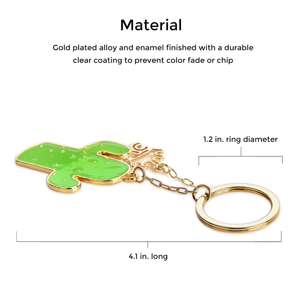 Cactus Keychain