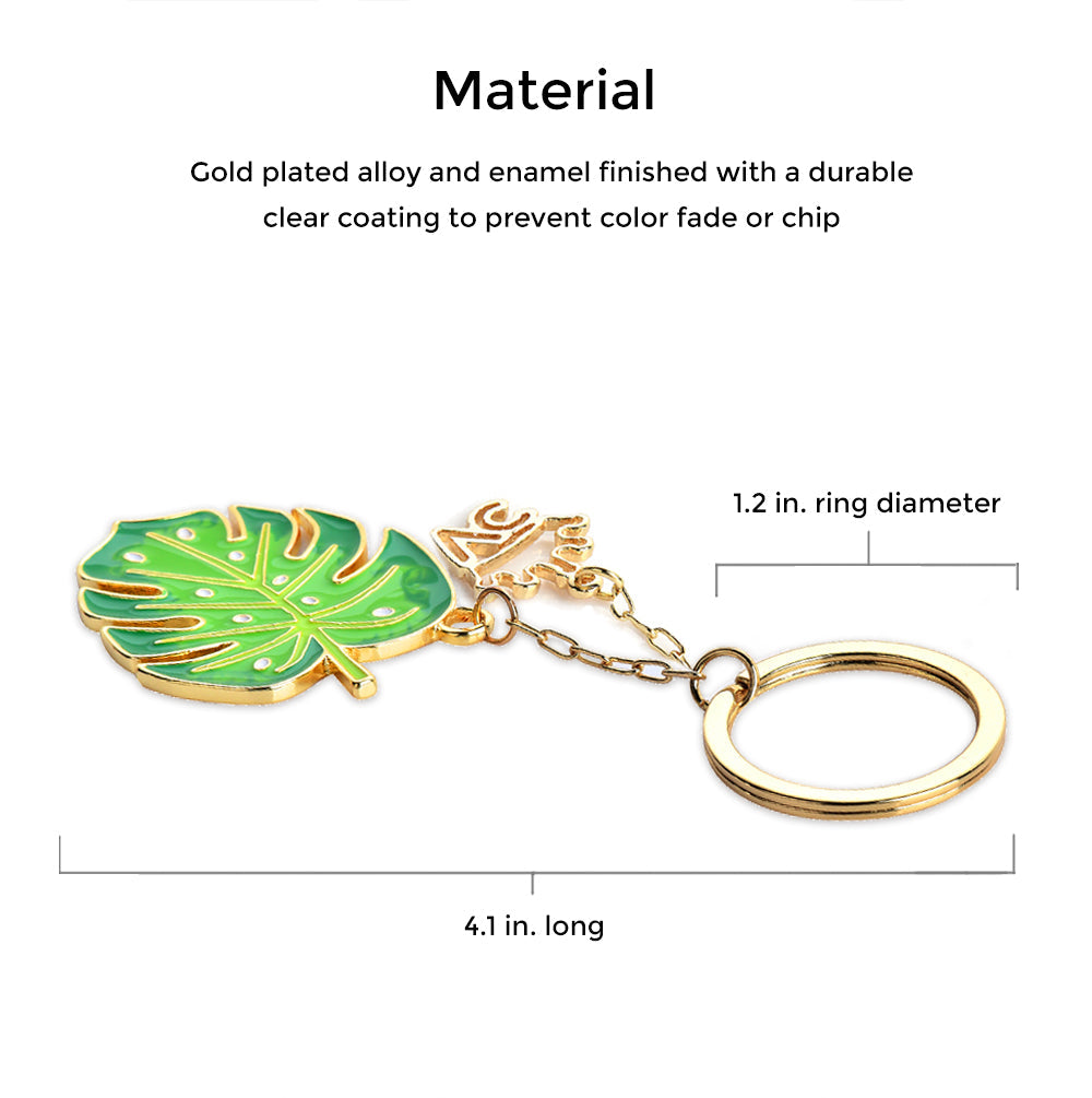 Banana Leaf Keychain
