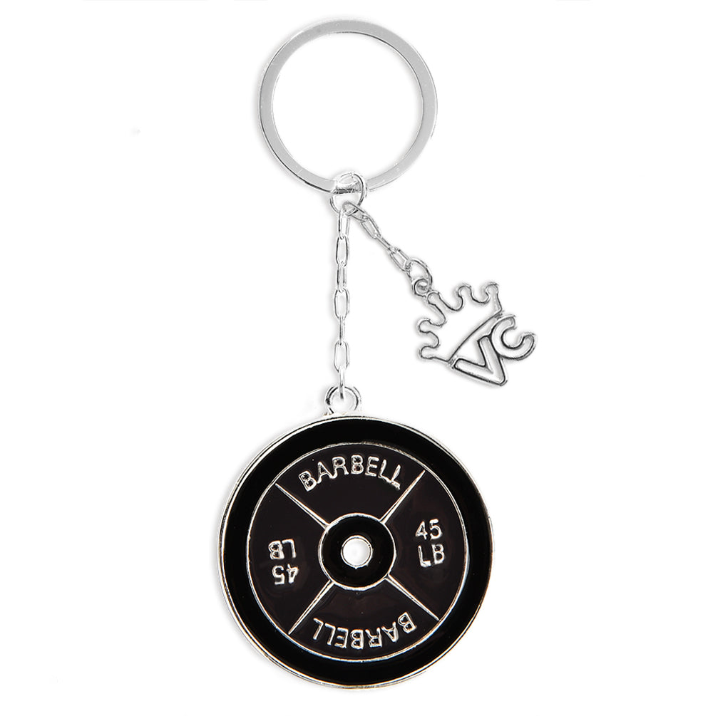 Barbell Keychain