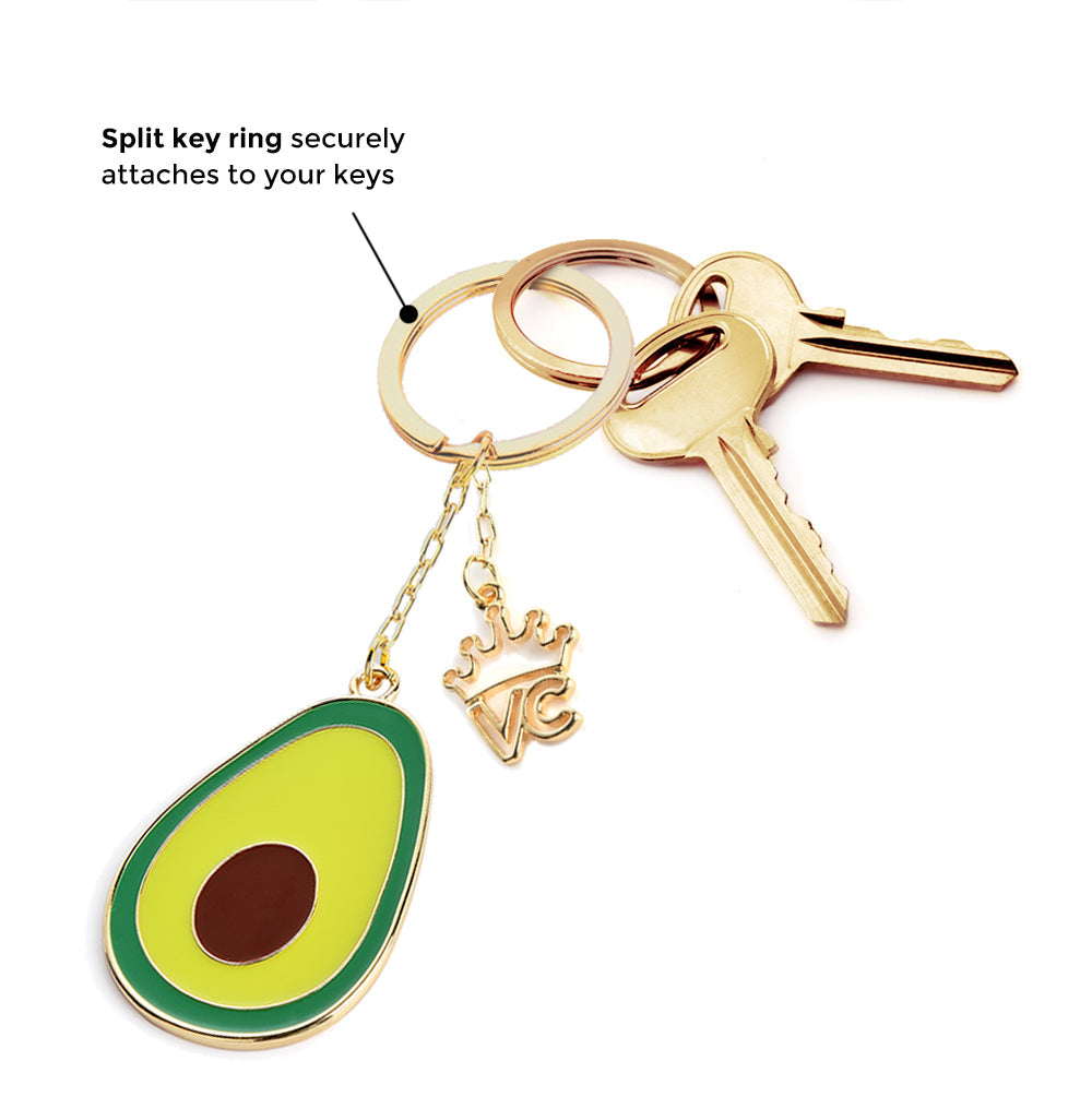 Avocado Keychain