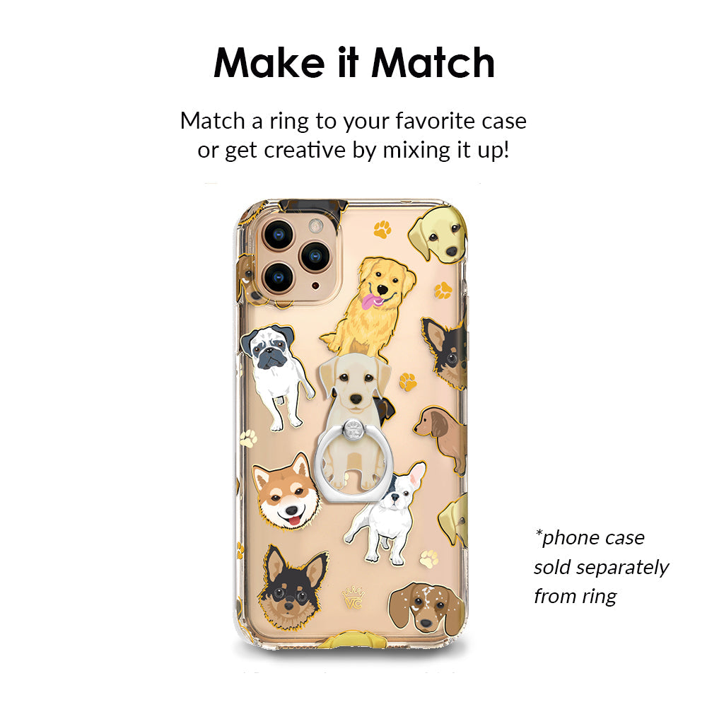 Yellow Lab Phone Ring