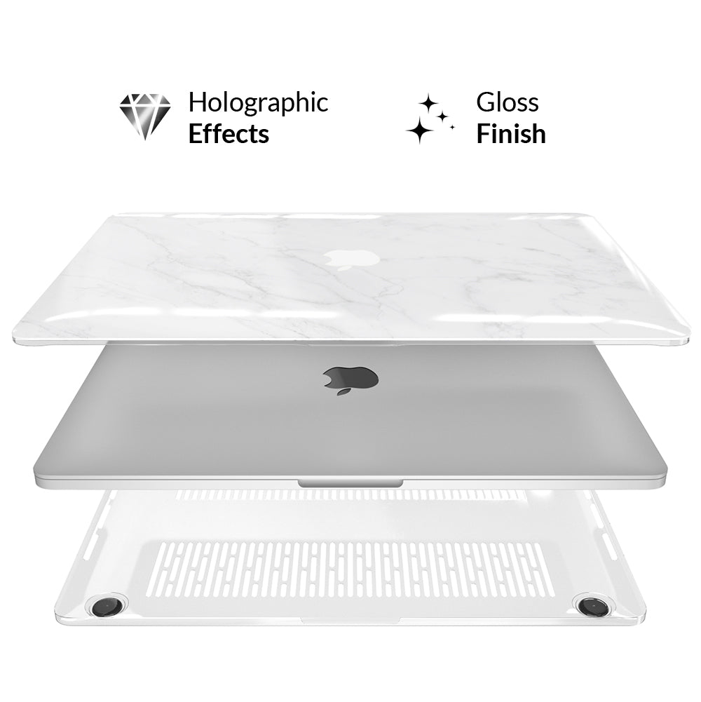 White Marble MacBook Case 2.0