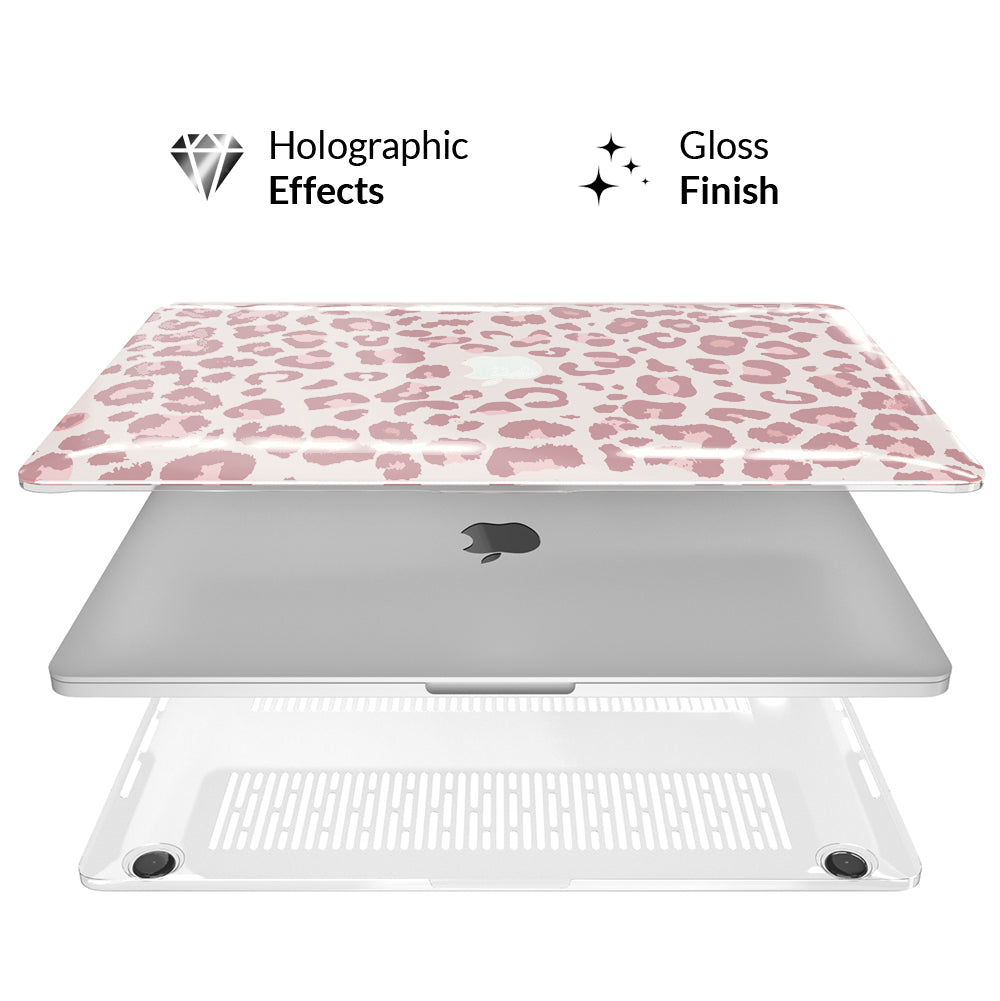 Blush Leopard MacBook Case