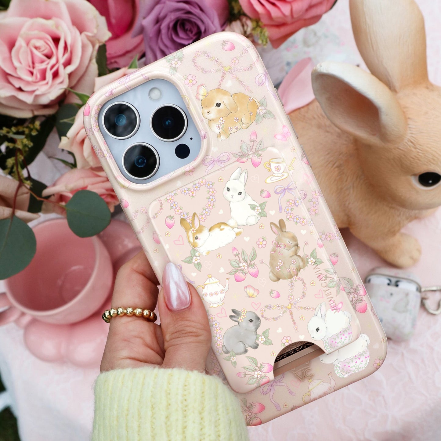 Bunnies & Bows MagSafe Wallet