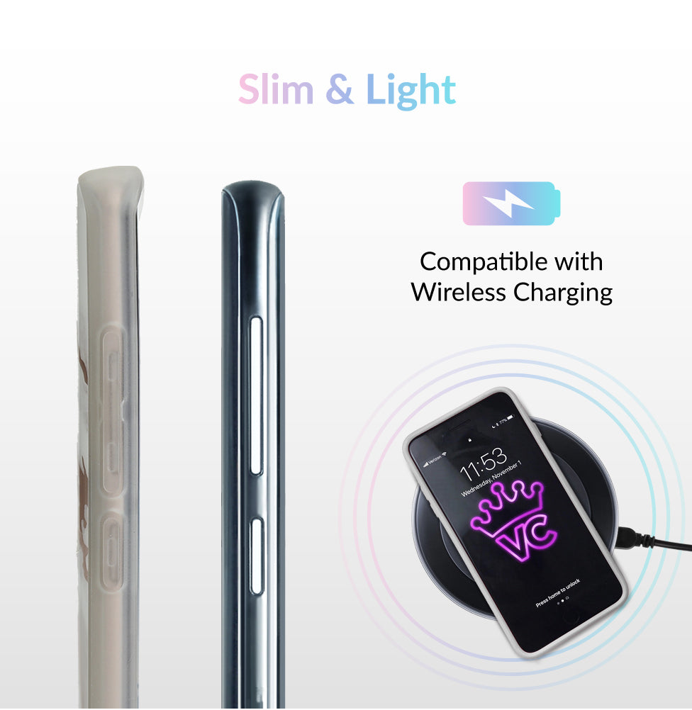 White Marble Rose Gold Chrome 2 Samsung Galaxy Case