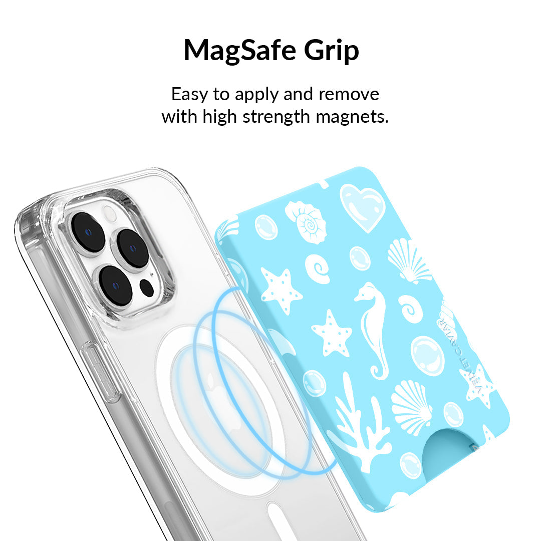 Aquamarine Holo MagSafe Wallet