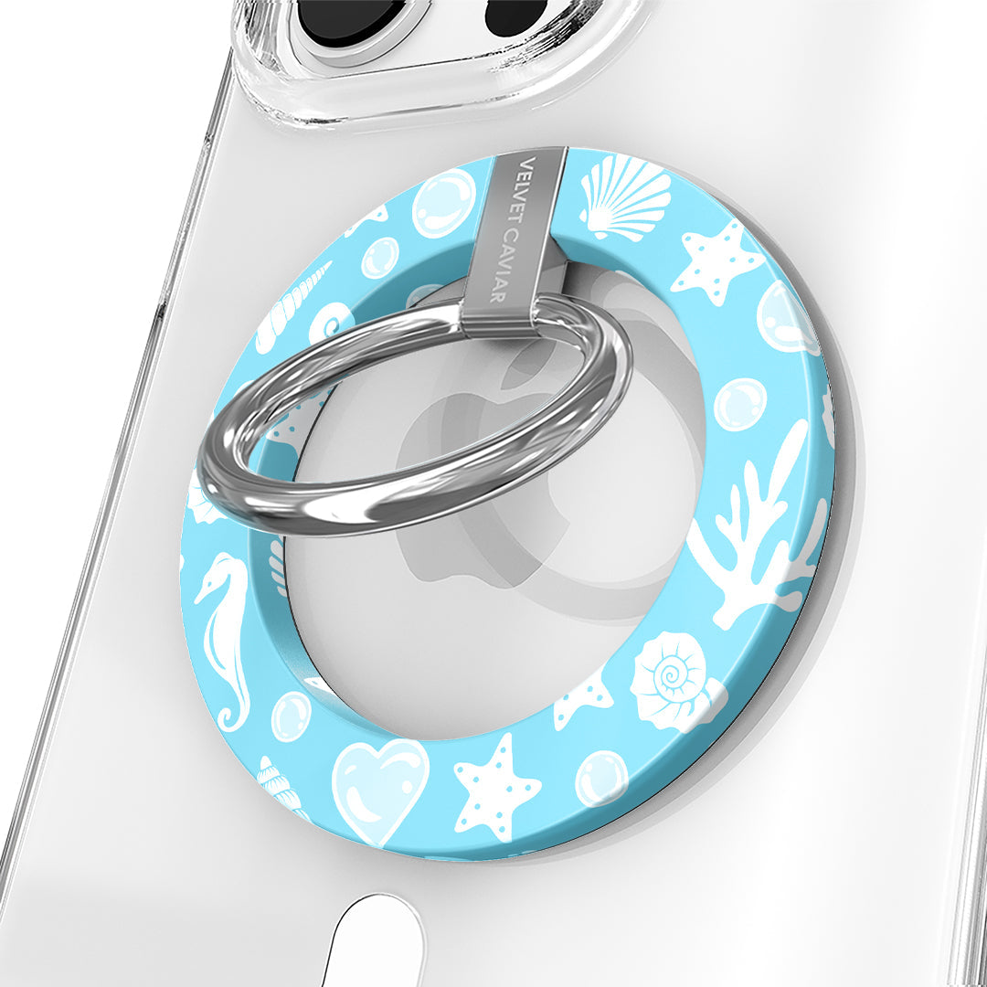 Aquamarine Holo MagSafe Grip Ring