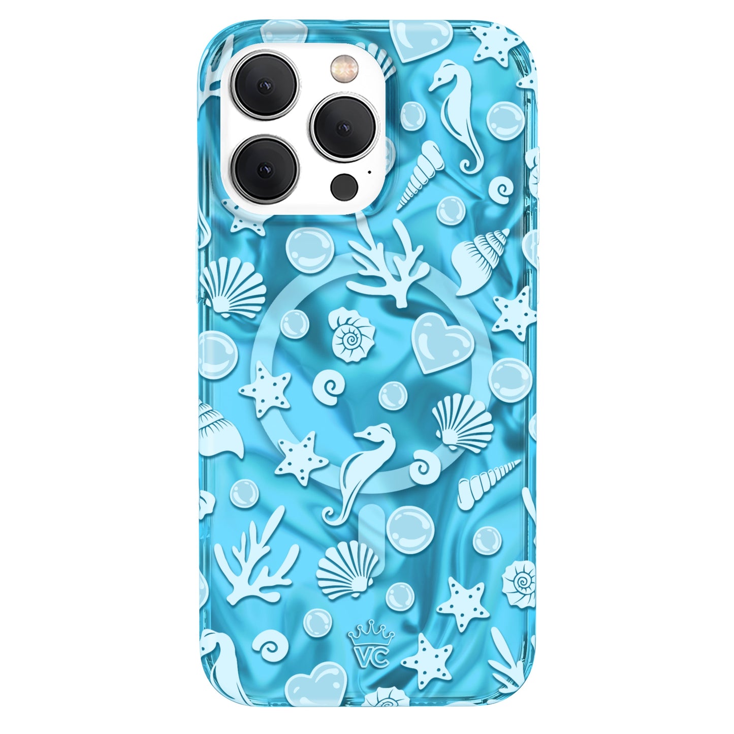 Aquamarine Holo iPhone Case