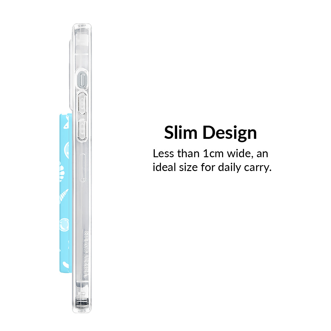 Aquamarine Holo MagSafe Wallet