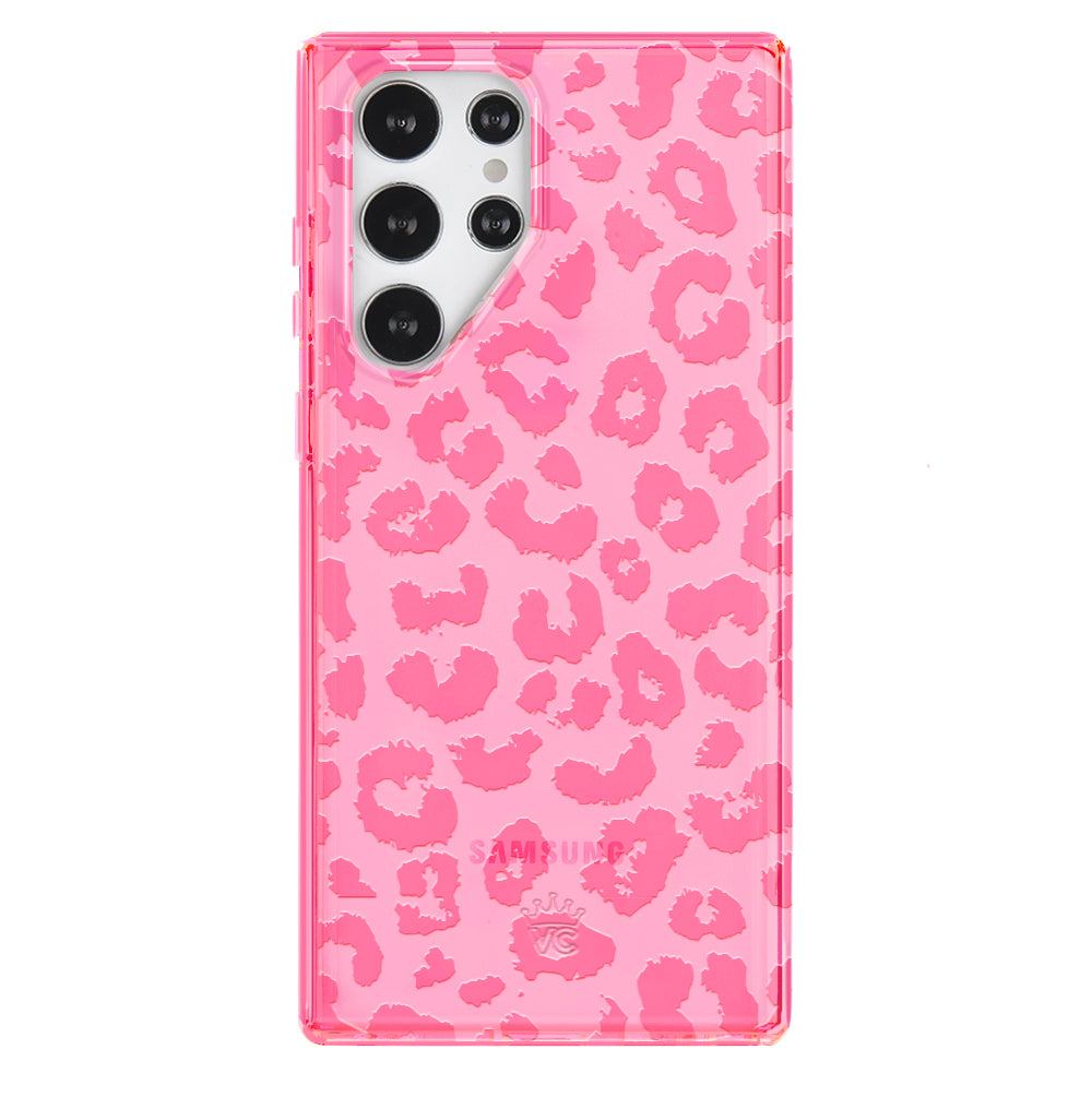 Candy Pink Leopard Samsung Case
