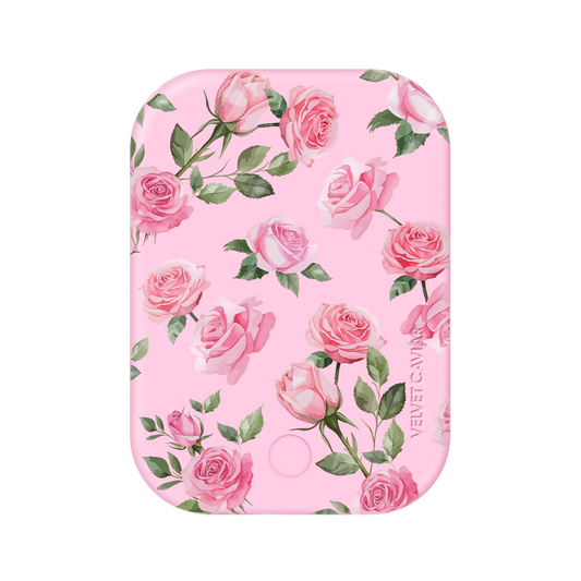 Baby Pink Roses MagSafe Battery Power Pack