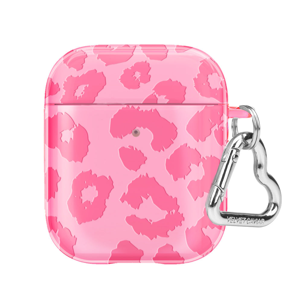 Candy Pink Leopard AirPod Case