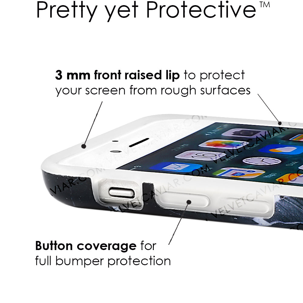 Black Panther Marble iPhone Case