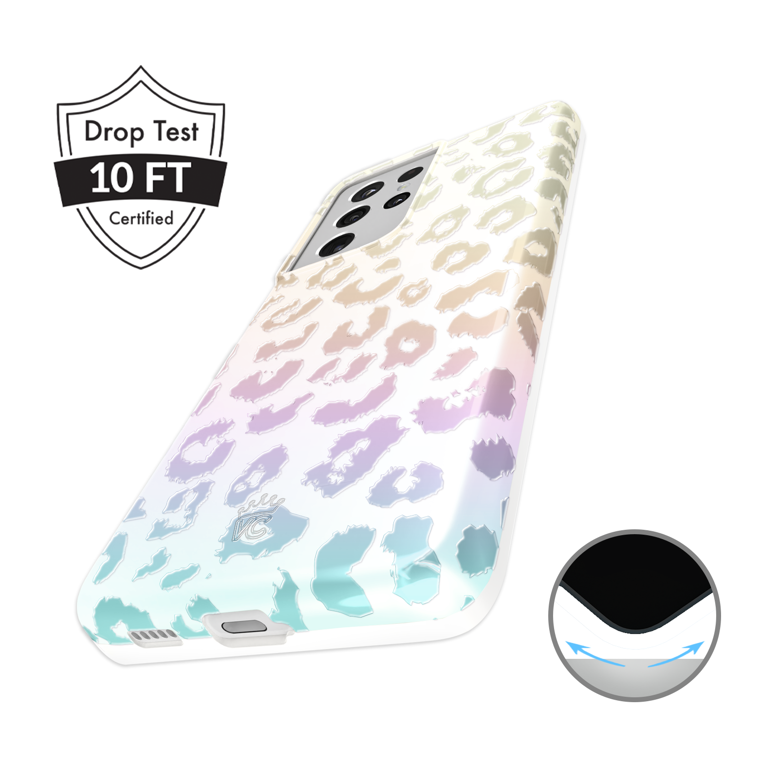 White Opal Samsung Case