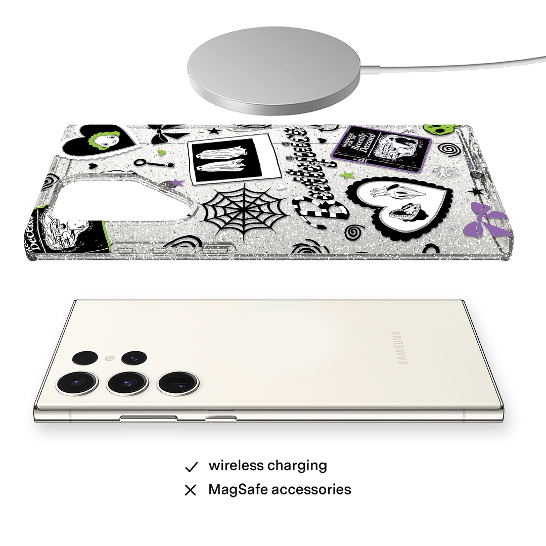 Beetlejuice Ghost with the Most Samsung Case