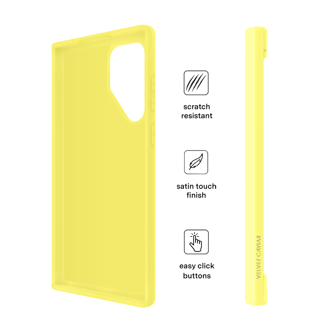 Butter Yellow Samsung Case