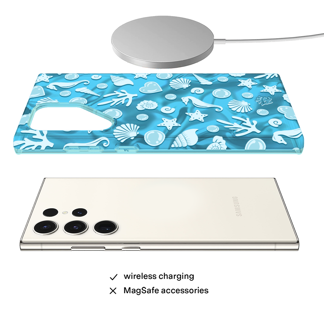 Aquamarine Holo Samsung Case