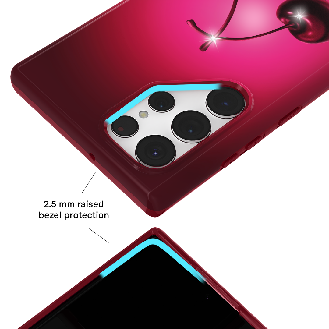 Black Cherry Crystal Samsung Case