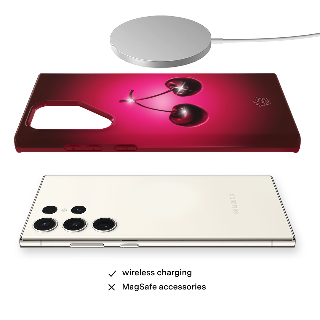 Black Cherry Crystal Samsung Case