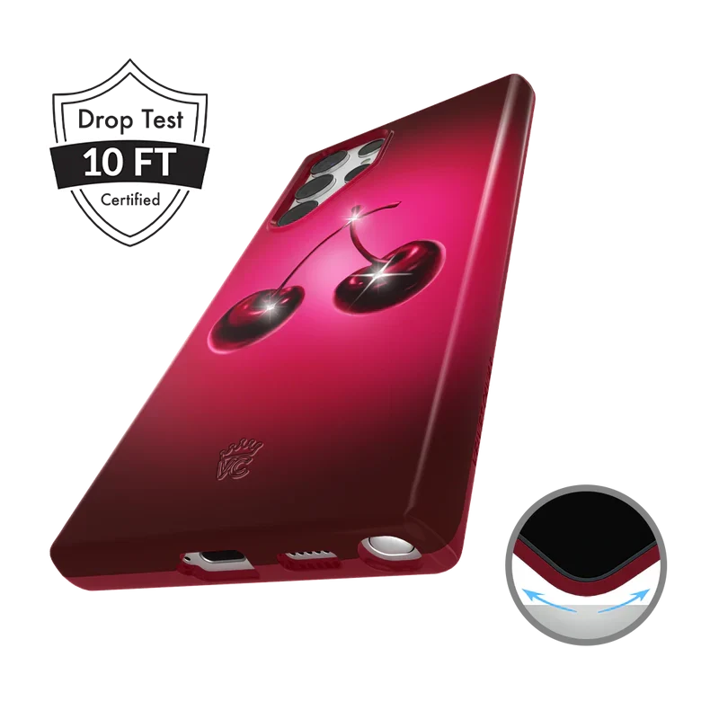 Black Cherry Crystal Samsung Case