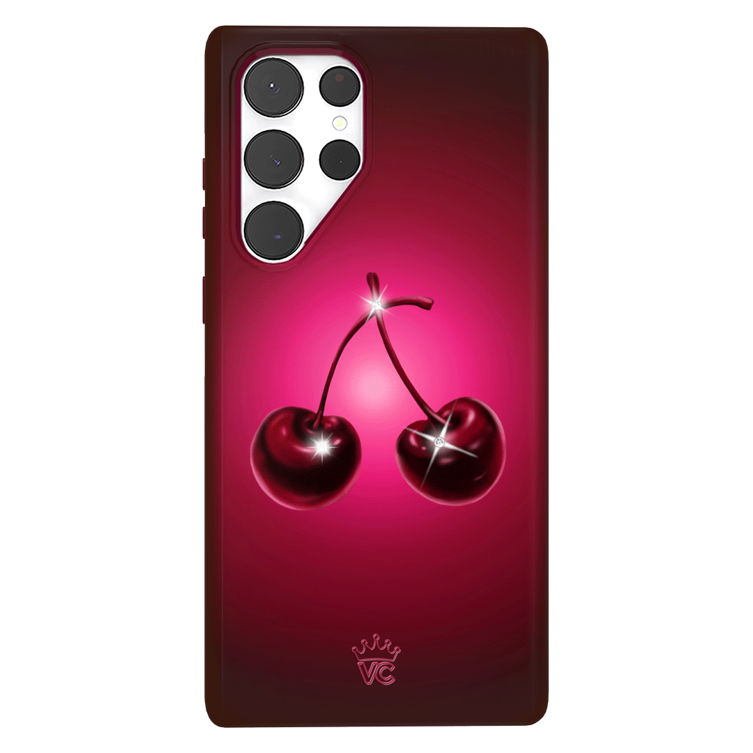 Black Cherry Crystal Samsung Case