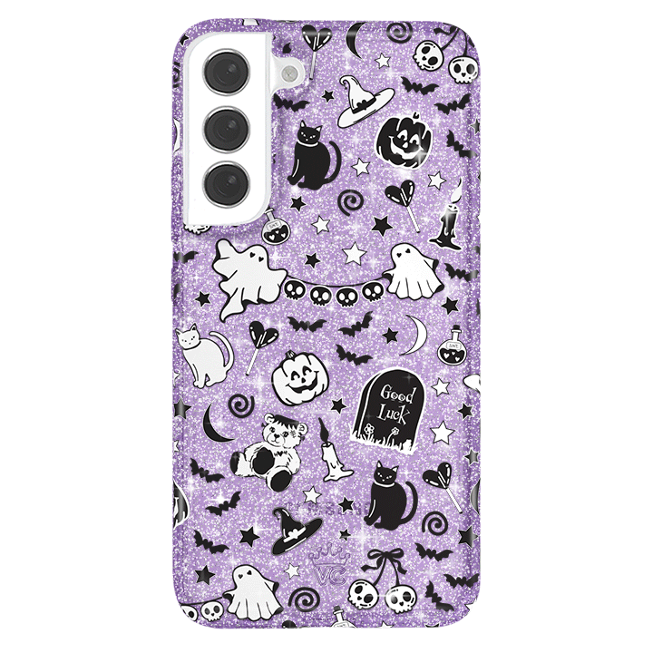 Witchy Lilac Glitter Samsung Case