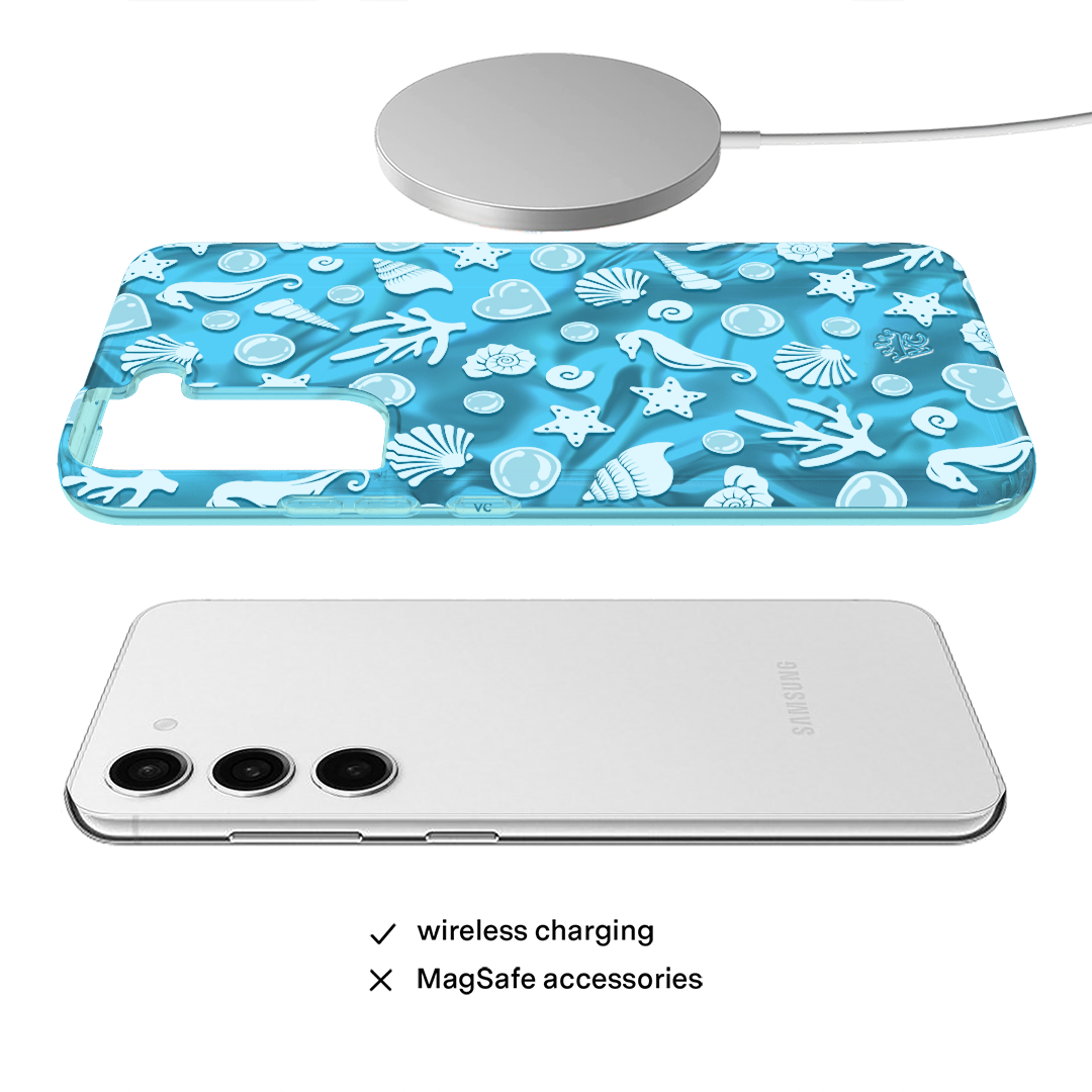 Aquamarine Holo Samsung Case