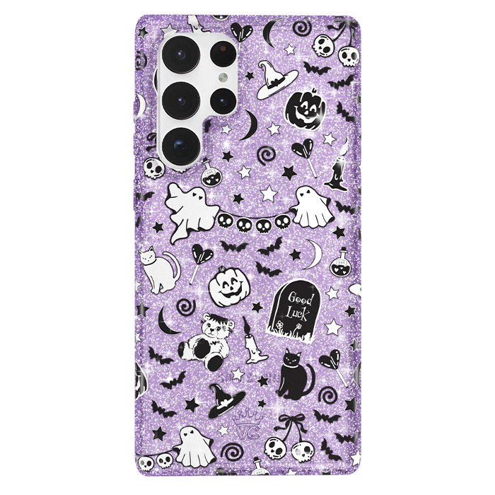 Witchy Lilac Glitter Samsung Case
