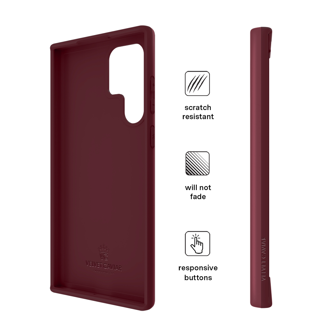 Burgundy 1990 Samsung Case