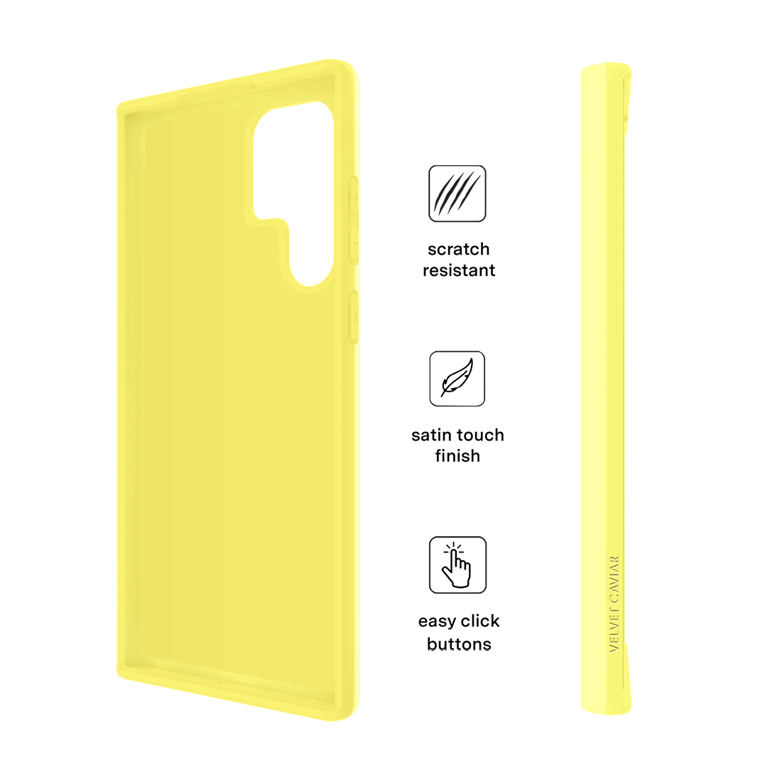Butter Yellow Samsung Case