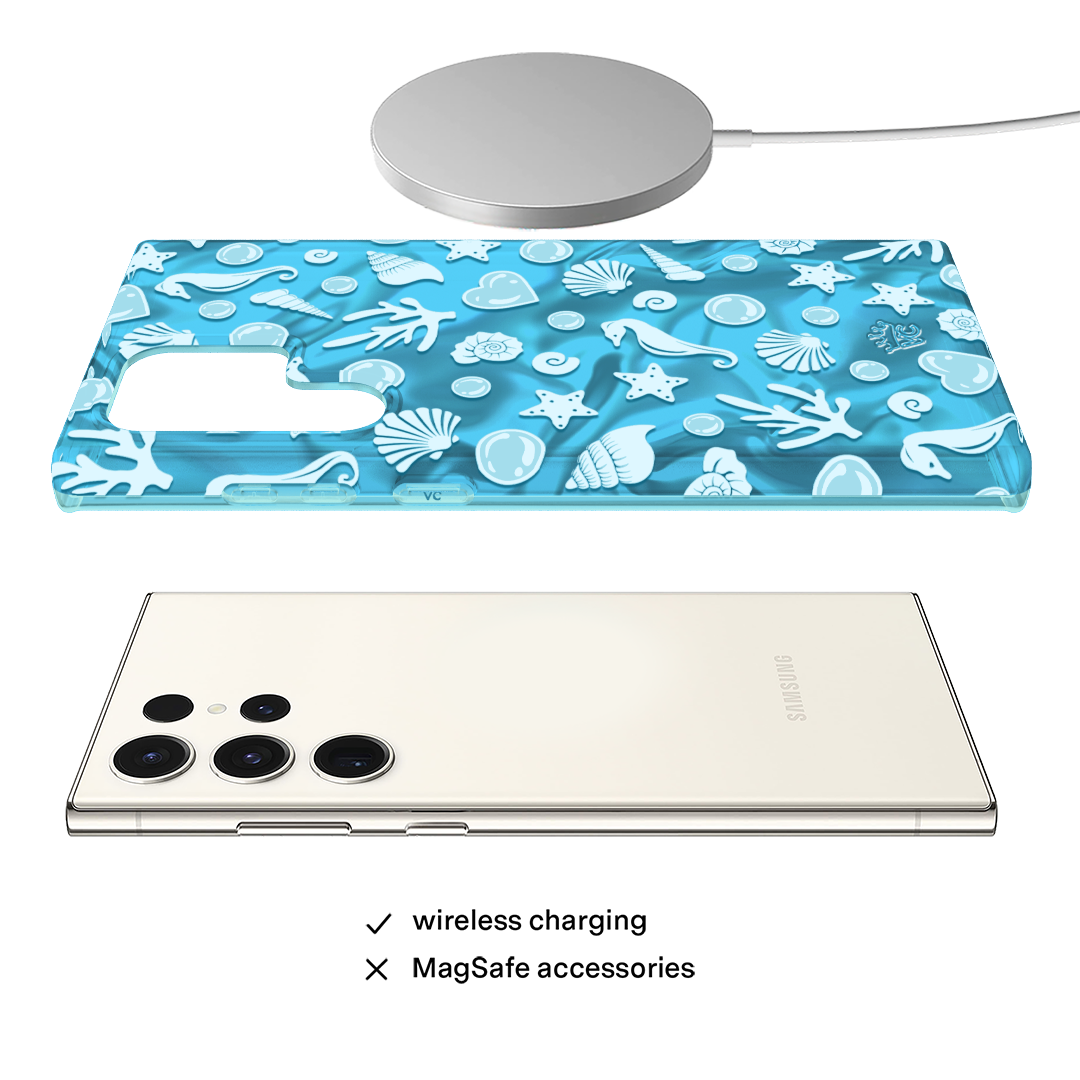 Aquamarine Holo Samsung Case