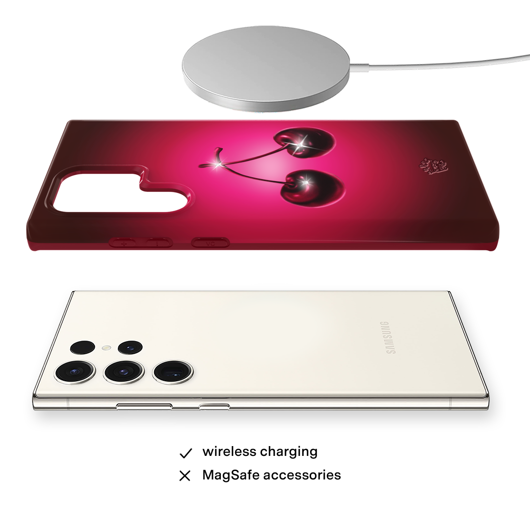 Black Cherry Crystal Samsung Case