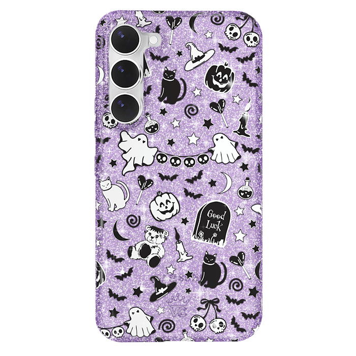 Witchy Lilac Glitter Samsung Case