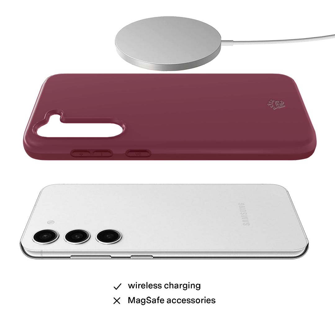 Burgundy 1990 Samsung Case