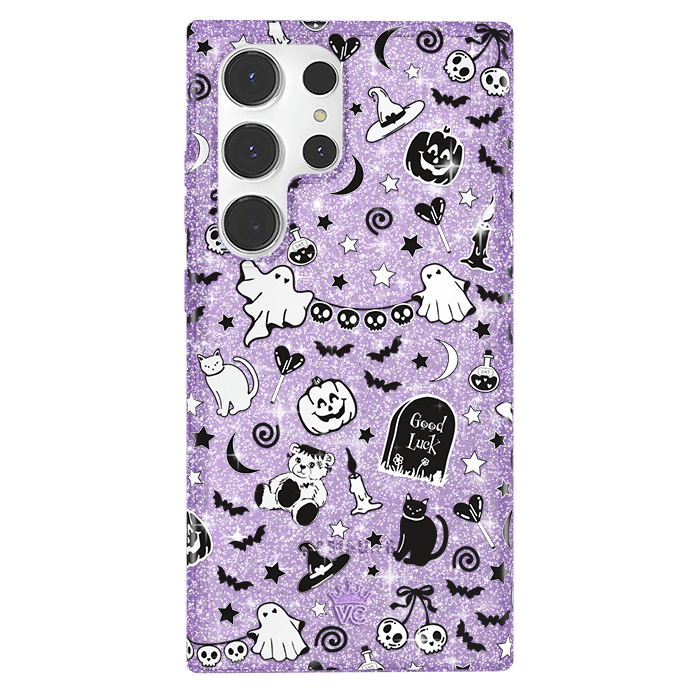 Witchy Lilac Glitter Samsung Case