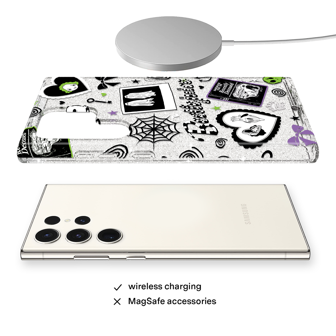 Beetlejuice Ghost with the Most Samsung Case