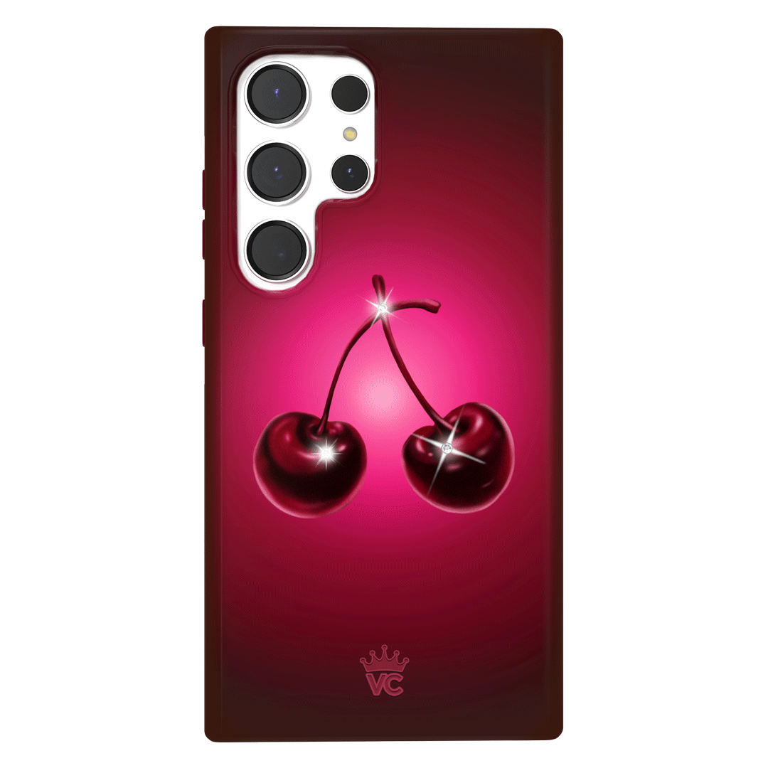 Black Cherry Crystal Samsung Case