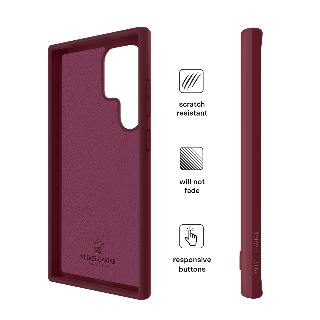 Burgundy 1990 Samsung Case