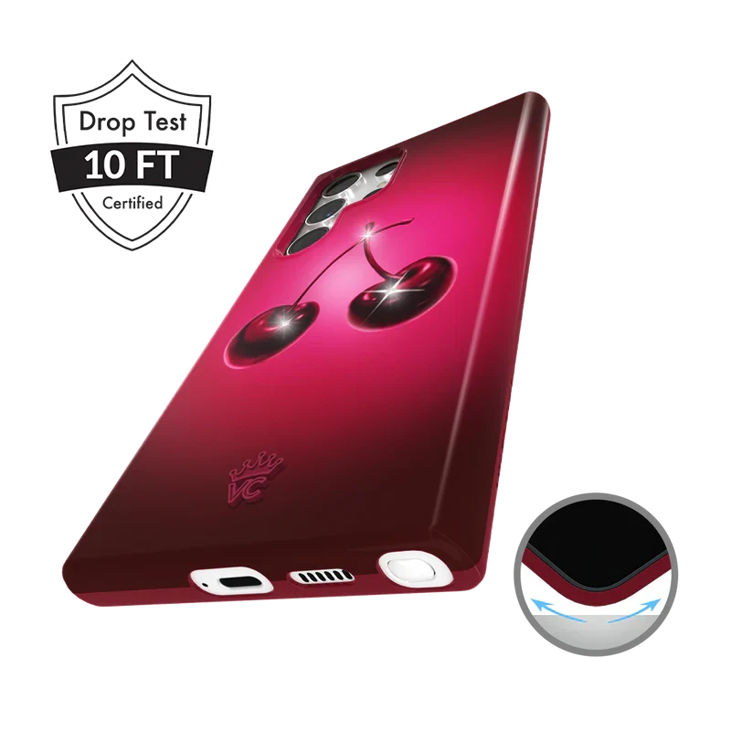 Black Cherry Crystal Samsung Case