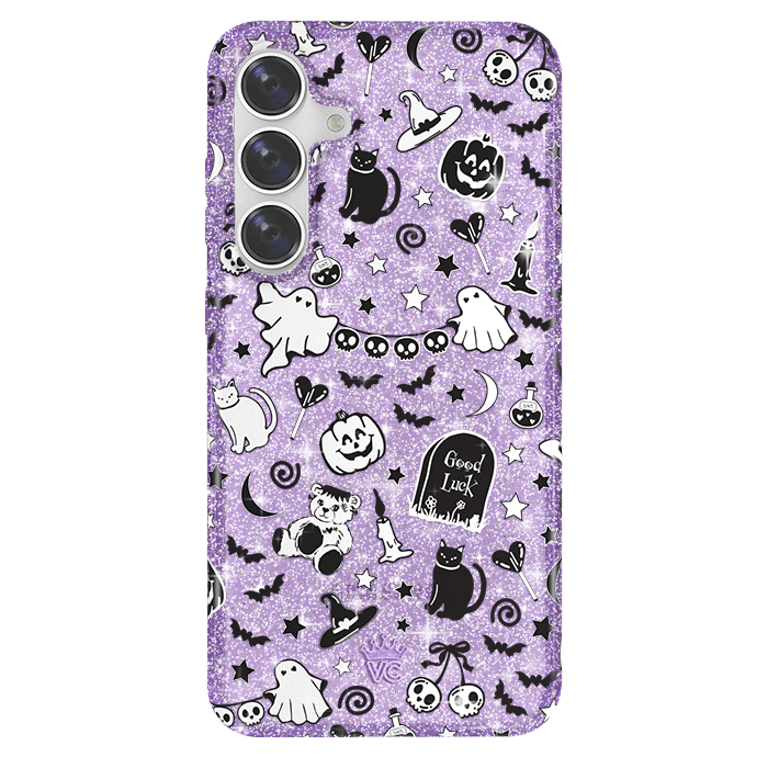 Witchy Lilac Glitter Samsung Case