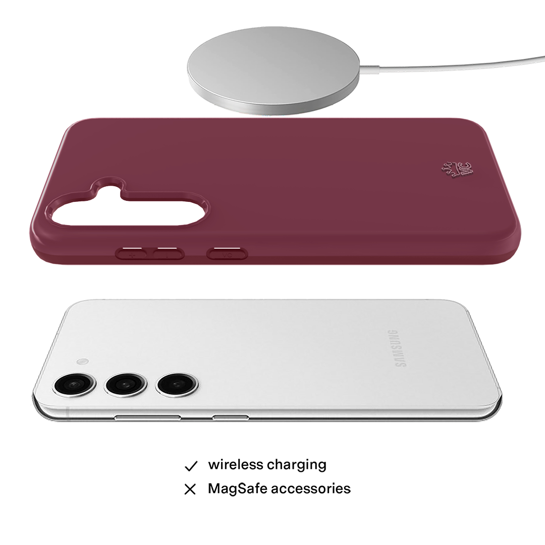 Burgundy 1990 Samsung Case