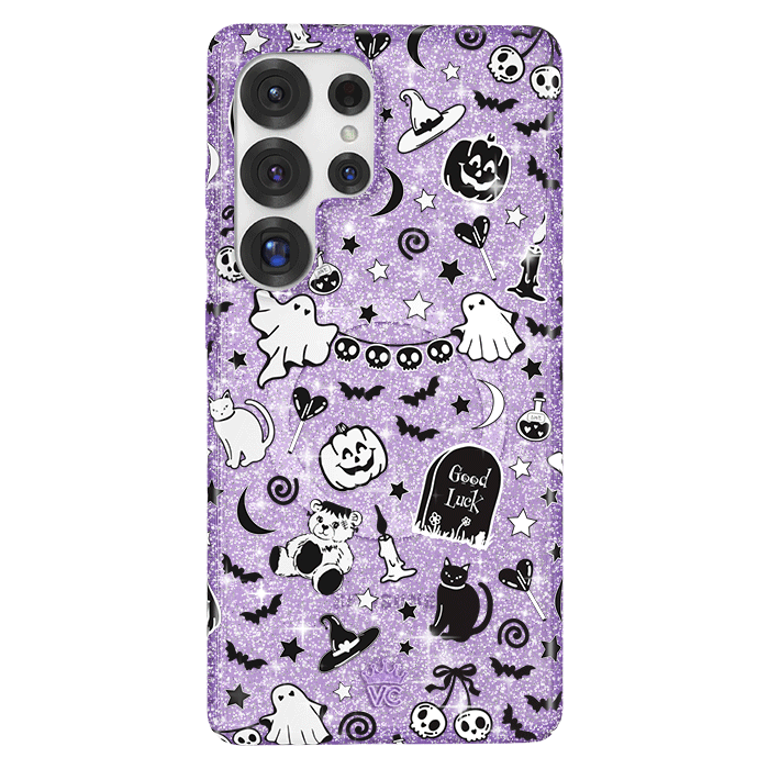 Witchy Lilac Glitter Samsung Case