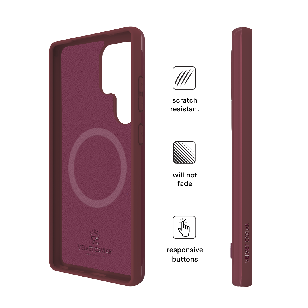 Burgundy 1990 Samsung Case