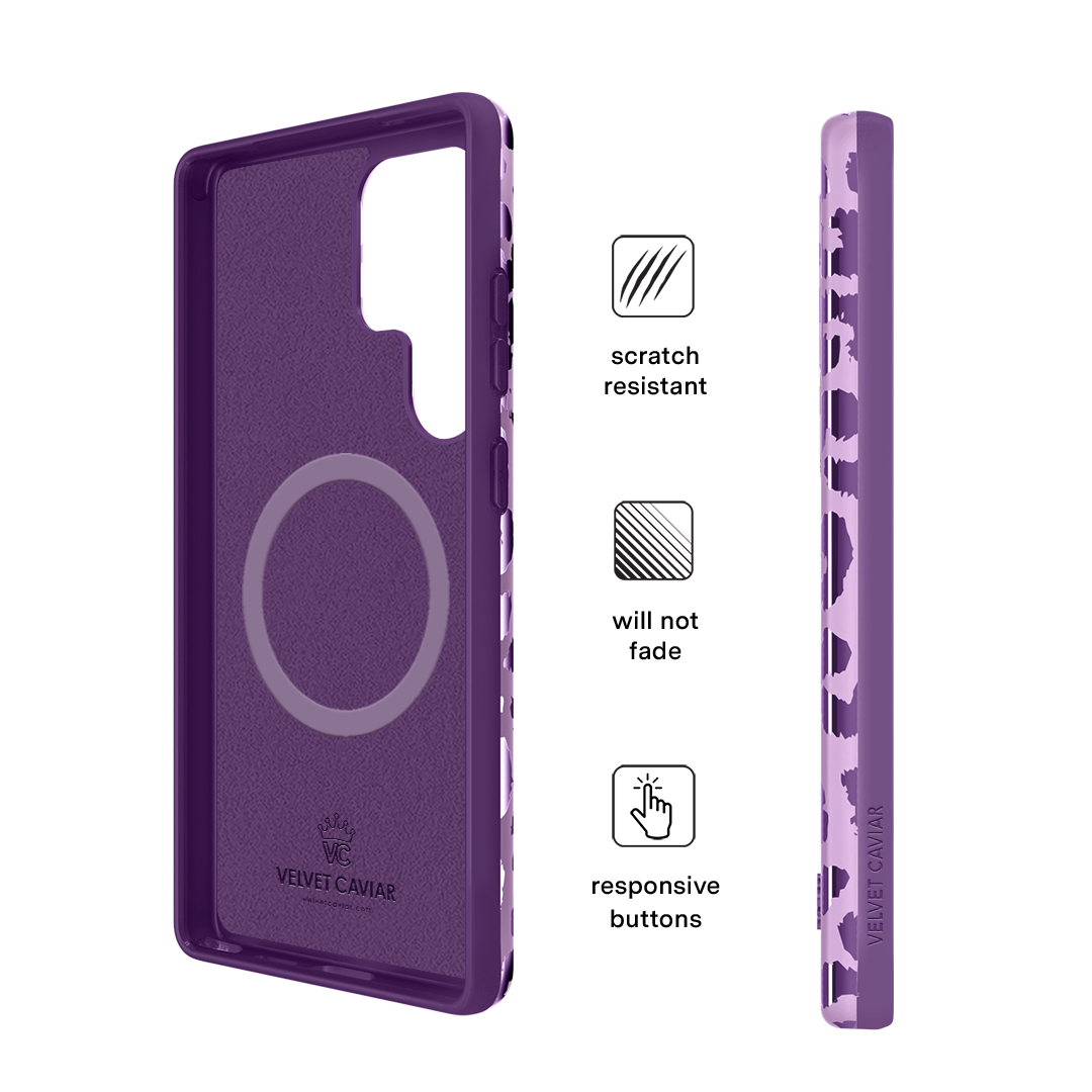 Amethyst Leopard Samsung Case