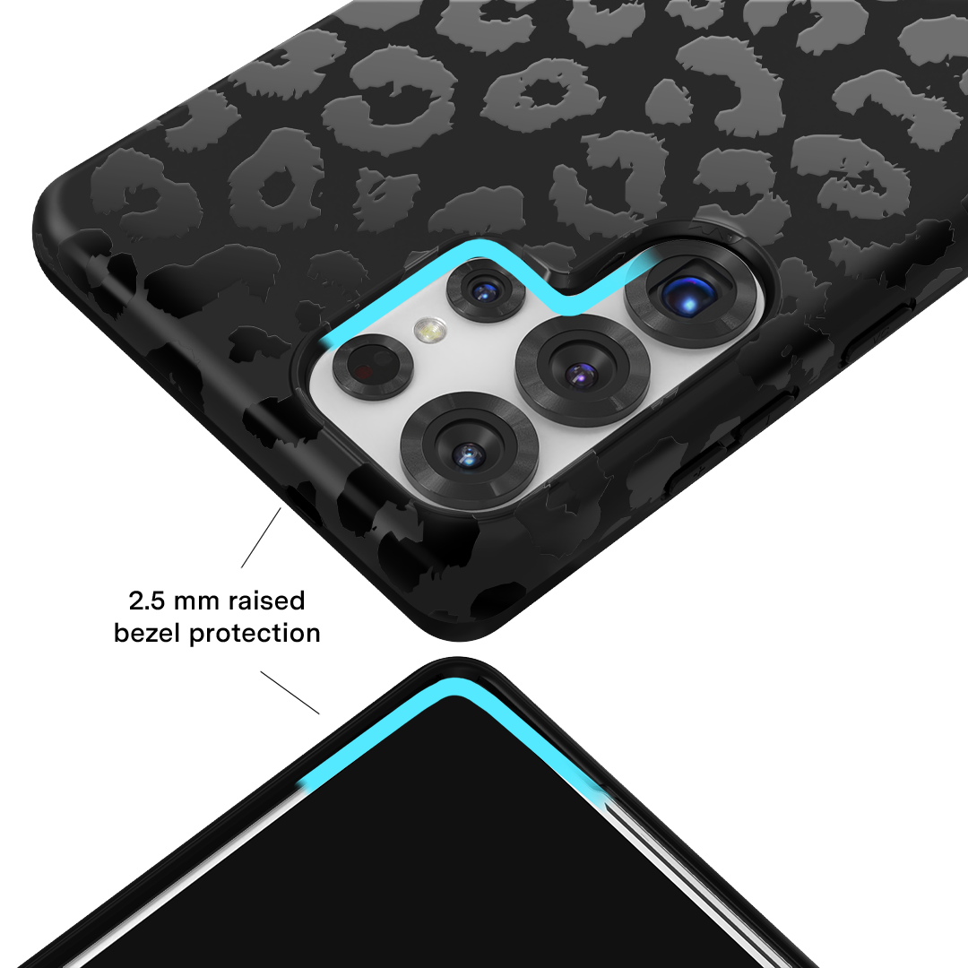 Black Leopard Samsung Case