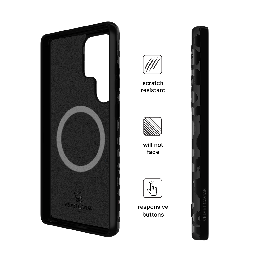 Black Leopard Samsung Case