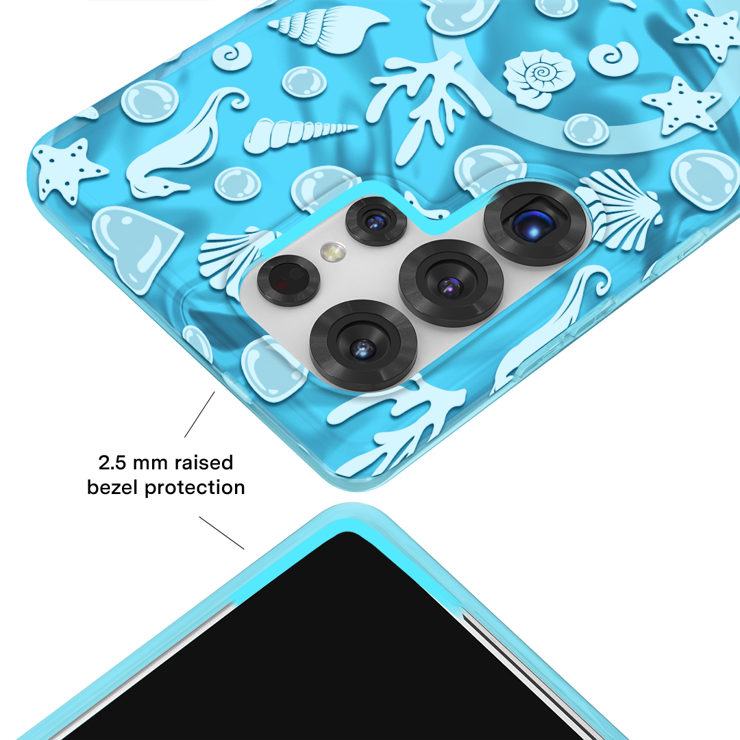 Aquamarine Holo Samsung Case