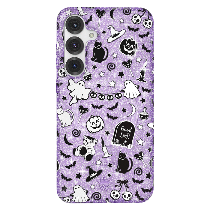 Witchy Lilac Glitter Samsung Case